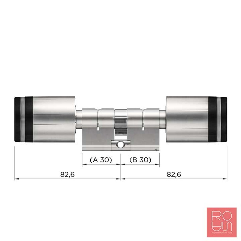 BE61/15 Bombí (electrònica ambdós costats) apertura amb targeta i clau
